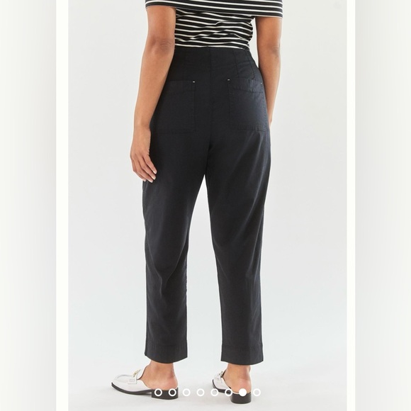 Maeve by Anthropologie Cigarette Pants-Size 6-Black - Picture 3 of 11